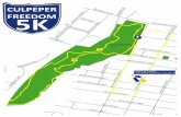 Mile - Culpeper · Mile 3 H20 START & FINISH CULPEPER BAPTIST CHURCH Yowell Meadow Park 5K CULPEPER FREEDOM Mile 1 Mile 2