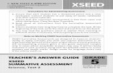 XSEED Summative Assessment Test 2tischool.org/Xseed2017/20December2017/Std_V_Sci_Sk.pdf · XSEED Summative Assessment – Test 2 © XSEED Education Science | Grade 5 2 PART I - Short