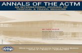 Annals of the Australasian College of Tropical Medicine … · 2018-05-17 · V 1 N 1 ANNALS OF THE ACTM 1 ANNALSOFTHEACTM AN INTERNATIONAL JOURNAL OF TROPICAL & TRAVEL MEDICINE Official