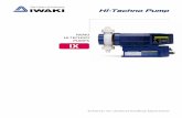 IWAKI Hi-Techno Pump IX series - Iwaki Pumpsiwaki-pumps.com.au/wp-content/uploads/2014/05/IX_W0031-06.pdf · IWAKI HI-TECHNO PUMPS IX Precise chemical dosing operation and energy