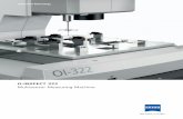 Multisensor Measuring Machine · machines often come standard with optical sensors only. ZEISS machines are different: contact and optical sensors are equally valuable. Optical-contact