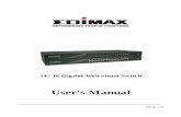 User's Manual - EDIMAX · ii table of contents caution-----iv electronic emission notices-----iv chapter 1. introduction-----2