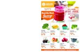 JULY 11 – 17 ACBC Juice Beat the Heat Apple, Carrot, · ACBC Juice Apple, Carrot, Beet, & Celery 16 oz. $495 Ashland Food Co-op | Open Everyday 7AM to 9PM | ORGANIC Local Kale Italian