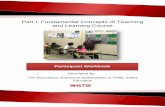Part I: Fundamental Concepts of Teaching and Learning Courseanstse.info/Instructor Training Materials/004 Part I Participant... · 1 - 4 Fundamental Concepts of Teaching and Learning