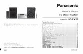 Owner’s Manual CD Stereo System SC-PMX9help.panasonic.ca/viewing/ALL/SC-PMX9PP/OI/vqt5j68-eng/vqt5j68-eng.pdf · 1Connect the FM indoor antenna. Place the antenna where reception