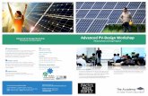 Advanced PV-Design Workshop...• Backup system & fuel saver, most cost-effective systems solutions • Exercise: design a net metering system • Exercise: design and optimize a own
