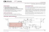 LT3753 (Rev. B) · Active Clamp Synchronous Forward Controller The LT®3753 is a current mode PWM controller optimized for an active clamp forward converter topology, allowing up
