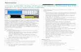 SignalVu-PC-SVE Vector Signal Analysis Software Datasheet · LTE™ FDD and TDD Base Station (eNB) Transmitter RF measurements Signal Classification and Survey Mapping ... 1. Education