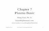 Chapter 7 Plasma Basic - Miunapachepersonal.miun.se/~gorthu/Plummer/Material/Xiao/ch07.pdf · • Why does one need a vacuum chamber to generate a stable plasma? • At atmospheric