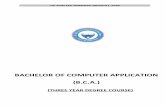 BACHELOR OF COMPUTER APPLICATION (B.C.A.)uttaminstitute.ac.in/bca.pdf · dr. bhim rao ambedkar university, agra . bachelor of computer application (b.c.a.) course structure . first