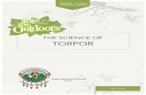 THE SCIENCE OF TORPOR · 2018-02-05 · Middle School 3 Science of Torpor SCIENCE OF TORPOR CONCEPT Animal Survival Strategies ENDURING UNDERSTANDING: It is important for students