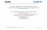 PT02-083ME, Controls Specification Lubrication Data F orm ... · PT02-083ME, Controls Specification Lubrication Data F orm 2629 - SKF Lubrication Systems USA SKF Lubrication Systems
