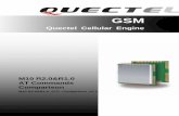 Quectel Cellular Engine - Microelectronicos commands.pdf · 2014-05-05 · Flow control Open hardware flow control (Default) Close flow control (Default) SMS Support Support Voice