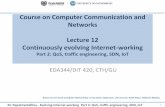 Course on Computer Communication and Networks Lecture12 ... · Based on the book Computer Networking: A Top Down Approach, Jim Kurose, Keith Ross, Addison -Wesley. Course on Computer