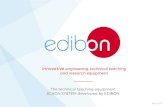 Innovative engineering, technical teaching and research ...comsats.org/wp-content/uploads/2018/05/21stCC_EDIBON-Spain.pdfInnovative engineering, technical teaching and research equipment