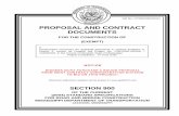 PROPOSAL AND CONTRACT DOCUMENTS · PROPOSAL AND CONTRACT DOCUMENTS FOR THE CONSTRUCTION OF (EXEMPT) 6 Construction necessary for guardrail placement in various locations in District