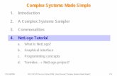 1. Introduction 2. A Complex Systems Sampler 3 ...doursat.free.fr/docs/IXXI_SS08/IXXI_SS08_Complex... · 2. A Complex Systems Sampler 3. Commonalities 4. NetLogo Tutorial a. What