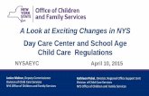 Day Care Center and School Age Child Care Regulationsvisionloss.ny.gov/main/childcare/public ppts/NYSAEYC 2015 DCC and SACC reg changes - (4...Day Care Center and School Age Child