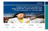 National Competency Standards Framework for Pharmacists in ... · Numeracy – the ability to understand basic mathematical relationships and perform calculations, order of magnitude