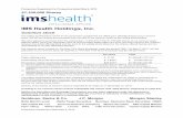 IMS Health Holdings, Inc. - Stifel · IMS Health Holdings, Inc. Common stock The selling stockholders named in this prospectus supplement are offering 51,100,000 shares of our common