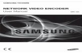 NETWORK VIDEO ENCODER · The default password can be exposed to a hacking thread so it is recommended to change the password ... Based DSL/Cable Modem 18 Connecting the Network Video