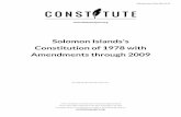 Solomon Islands's Constitution of 1978 with Amendments ...extwprlegs1.fao.org/docs/pdf/sol132844.pdf · constituteproject.org PDF generated: 14 Apr 2014, 21:15 Solomon Islands 1978