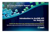 Introduction to ArcGIS API for Androidproceedings.esri.com/.../papers/tech/introduction_to_arcgis_api_for_android.pdf · Introduction to ArcGIS API for Android Will Crick ... Next