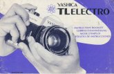 Yashica TL-Electro Manual - BEER. DUCKSbeerducks.com/index_htm_files/Yashica TL-Electro optimizedforweb.pdf · de pilas de mercurio (Mallory PX-640 ) No intente desman- telar las