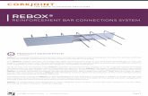 Rebox - Brochure (141119)corkjoint.com/wp-content/uploads/2019/12/Rebox-Brochure.pdf · bars for the connecting concrete element. ... Slab to wall Slab to slab Slab to lift core walls