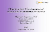 Planning and Development of Integrated Summaries of SafetyNov 15, 2006  · Module 5, section 5.3.5.3. ... ¾Availability of data 3. Draft the 2 key planning documents: ... (ISS SAP)
