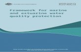 Framework for marine and estuarine water quality protection  · Web viewWater quality objectives may be defined for a range of physical (for example, turbidity, suspended sediment