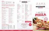 PIZZA Let Us Cater Your Next Event ZARA’S CATERING · Zara’s Special 9.25 Grilled chicken, fresh mozz, roasted peppers and Balsamic glaze dressing HEROES Any Hero is Available