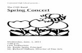 Spring Concert 2015 - Centennial Band · Centennial Band Century Club The Band Boosters would like to thank the following individuals and companies for their participation in the
