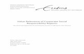 Value relevance of CSR reports · 2016-03-10 · Value relevance of CSR reports 7 The GRI5 measures the CSR performance in three categories: Economic, Environmental and Social. GRI