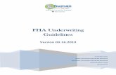 FHA Underwriting Guidelines · FHA Underwriting Guidelines Section 1.02 Program Overview Section 1.02 Program Overview Return to Page 1 FHA Programs Version 03.16.2019 Underwriting