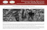 Dismantling Racism in the Food System · Special multi-authored series on racism and liberation in the food system ... Reform Law One hundred and eight million Filipinos today inhabit