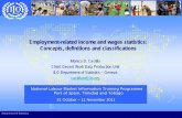 Employment-related income and wages statistics: Concepp,ts ... · Employment-related income and wages statistics: Concepp,ts, definitions and classifications Monica D. Castillo Chief