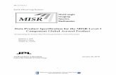 Data Product Specification for the MISR Level 3 Component ... · 1/25/2018  · Abigail M. Nastan . JPL D-101511 ii Multi-angle Imaging SpectroRadiometer (MISR) Data Product Specification