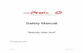 VRCProtx Safety Manual 2nd Ed. Rev6vrcprotx.com/.../VRCProtx-Safety-Manual-2nd-Ed.-Rev... · 5. JSA Hazard Recognition and Awareness 6. Safety Meetings 7. Driving Safety 8. Lockout/Tagout