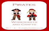 Pirates - 3 Learn Curriculum123learncurriculum.info/wp-content/uploads/2015/10/Pirate-Worksheets.pdf · Pirates and Princesses Printable Activities This section has the worksheets