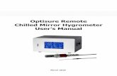 Optisure Remote Chilled Mirror Hygrometer User’s Manual · 2018-04-30 · Optisure Remote User’s Manual Kahn Instruments v Safety The manufacturer has designed this equipment