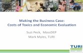 Making the Business Case: Costs of Toxics and Economic ... · • Calculate costs of adopting the option • Calculate the savings from the associated reductions in use and byproduct