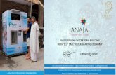 SAFE DRINKING WATER ATMs BUILDING - JanaJal• Online monitoring of TDS and PH while dispensing water TARGET TO DISPENSE 1 BILLION LITERS BY 2018 TRACTION 300+ systems installed to