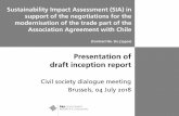 Sustainability Impact Assessment (SIA) in support of the ... · Sustainability Impact Assessment (SIA) in support of the negotiations for the modernisation of the trade part of the