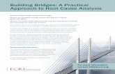 Building Bridges: A Practical Approach to Root Cause Analysis · educational program “Building Bridges: A Practical Approach to Root Cause Analysis”. The goal of the program is