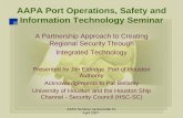 AAPA Port Operations, Safety and Information Technology ...aapa.files.cms-plus.com/SeminarPresentations/07_OPSAFIT_Eldridge_Jim.pdf · AAPA Port Operations, Safety and Information