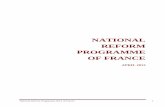 NATIONAL REFORM PROGRAMME OF FRANCEec.europa.eu/economy_finance/economic_governance/... · NATIONAL . REFORM . PROGRAMME . OF FRANCE . APRIL 2012 . National Reform Programme 2012
