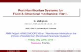 Port-Hamiltonian Systems for Fluid & Structural mechanics: Part I.flavioluiz.github.io/presentations/DAEP/partI.pdf · Port-Hamiltonian Systems for Fluid & Structural mechanics: Part