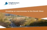 Creating an expressway to the South West...A303 Amesbury to Berwick Down dualling Again we recognise the long standing problem of congestion on this section of the A303. We are looking