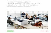 Xerox VersaLink C500 Color Printer and Xerox VersaLink C505 … · 2018-06-01 · Preloaded Xerox ® ConnectKey Apps help optimize office efficiency, and on-screen access to the extensive